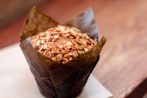 Multigrain muffin on table