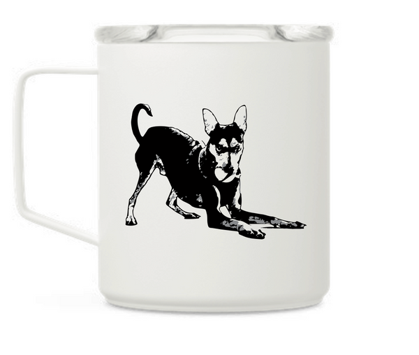 Coffee mug with picture of dog 